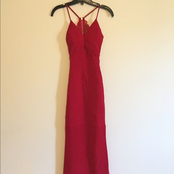 Red Formal Prom Dress - Picture 4 of 6